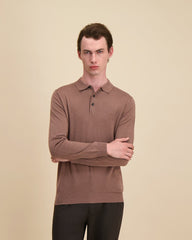 Woolline Polo Blush Salmon
