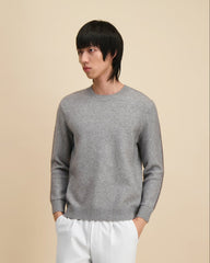 Woolline Sweater Weave Grey Whisper