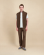 Wool Gilet Mocha