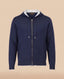 Cashmere Hooded Suit Navy