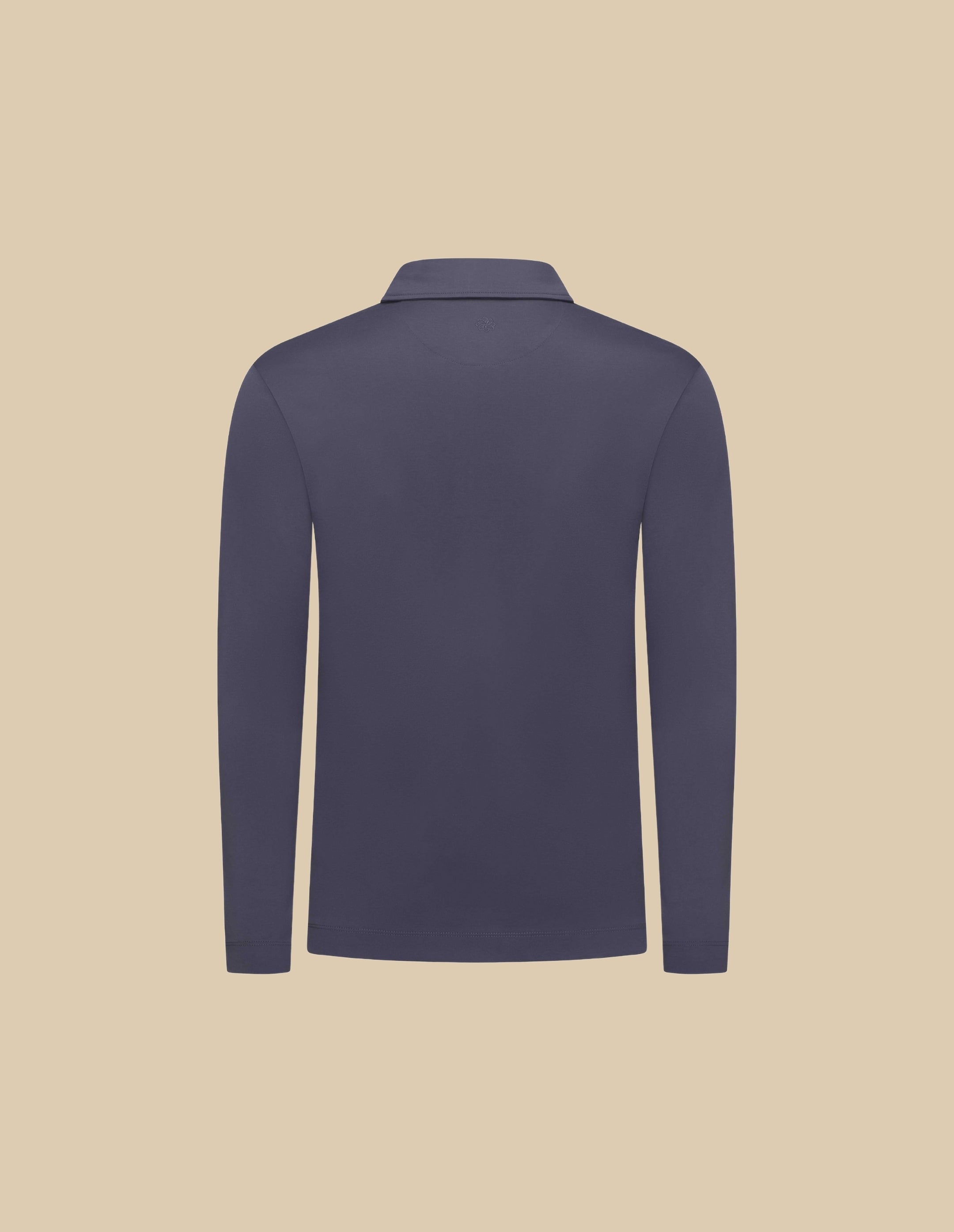 Antraciet Polo Longsleeve
