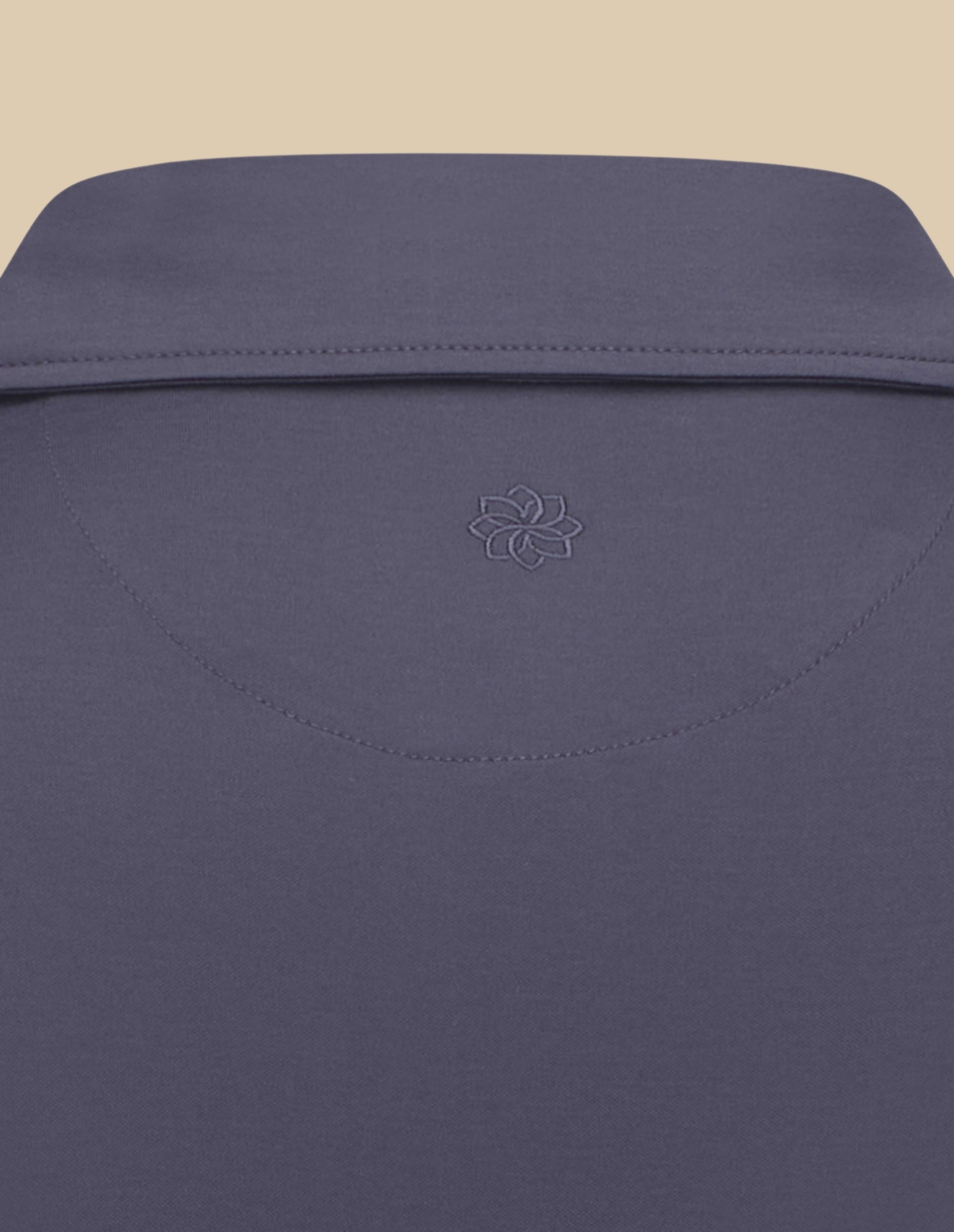 Antraciet Polo Longsleeve