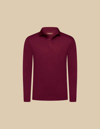 Bordeaux Polo Longsleeve