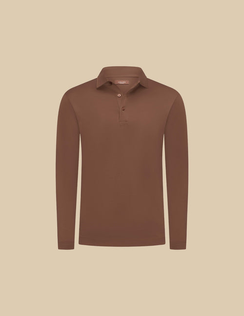 Coffee Polo Longsleeve