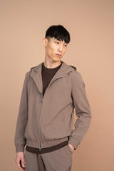 Hydro Jacket Hooded Dessert Taupe