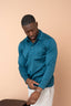 Ocean Blue Polo Longsleeve