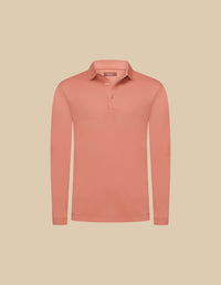 Salmon Polo Longsleeve