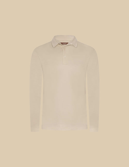 Sand Polo Longsleeve
