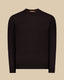Woolline Sweater Weave Cream Burgundy