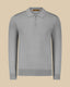 Woolline Zipped Polo Grey Whisper