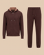 Cashmere Hooded Suit Khaki Brown