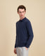 Pure Woolline Polo Serene Navy