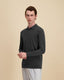 Pure Woolline Polo Silent Smoke