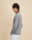 Woolline Zipped Polo Grey Whisper
