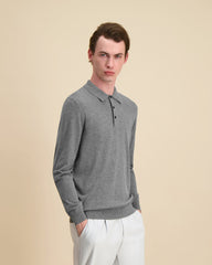 Woolline Polo Cloud Grey