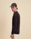 Woolline Zipped Polo Burgundy