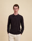 Woolline Zipped Polo Burgundy