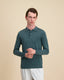 Woolline Polo Shirt Blue Opal
